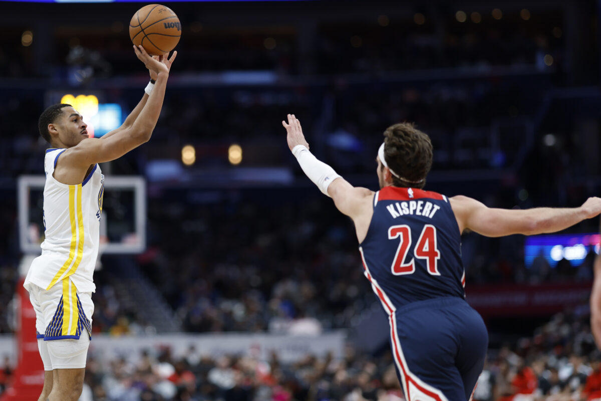 Former Warrior Jordan Poole set to wear No. 13 with Washington Wizards