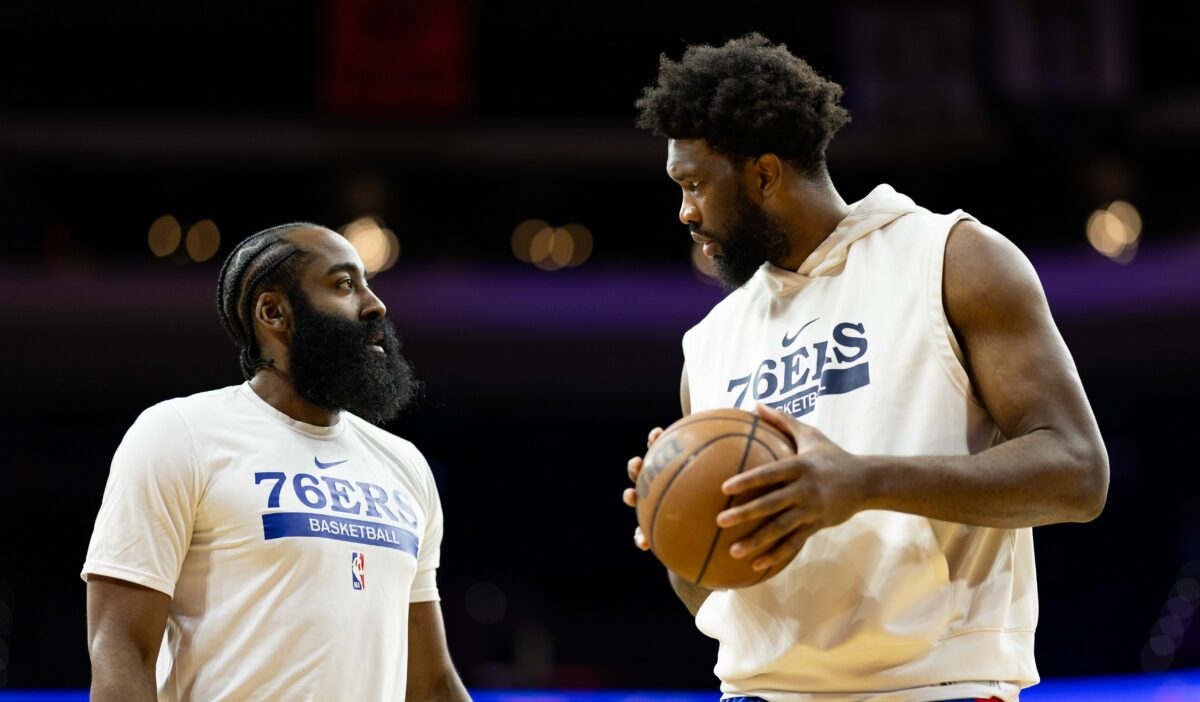 Joel Embiid on James Harden trade request: ‘Hopefully … his mindset can be changed’