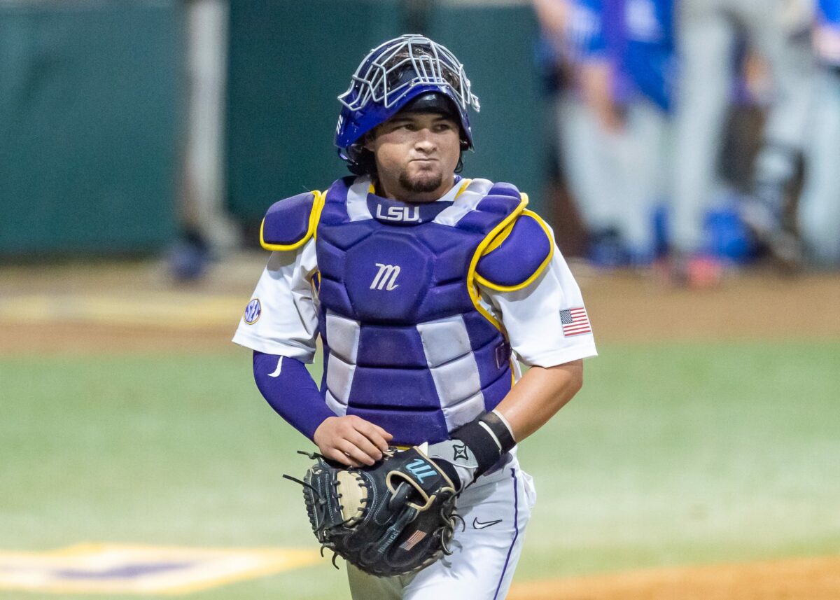 Undrafted catcher Alex Milazzo returning to LSU in 2024