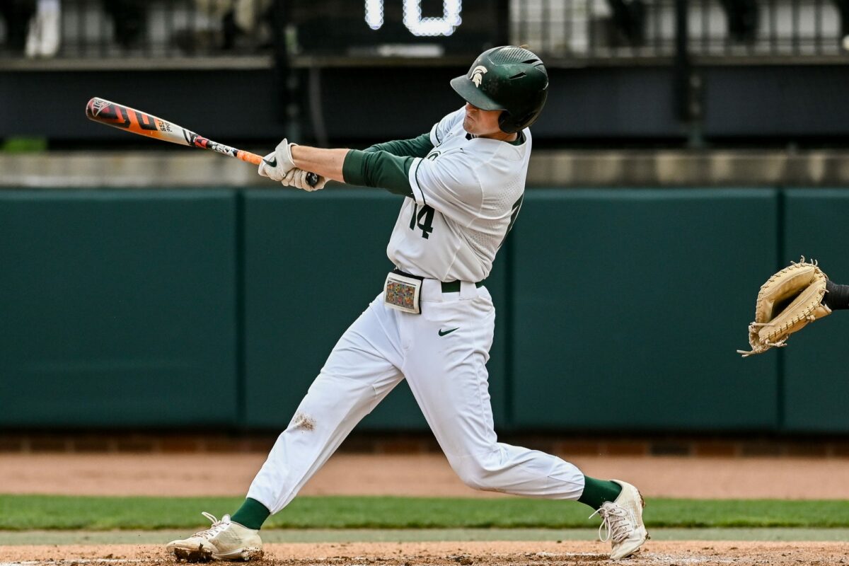 Michigan State baseball shortstop Mitch Jebb drafted in second round of MLB draft by the Pittsburgh Pirates