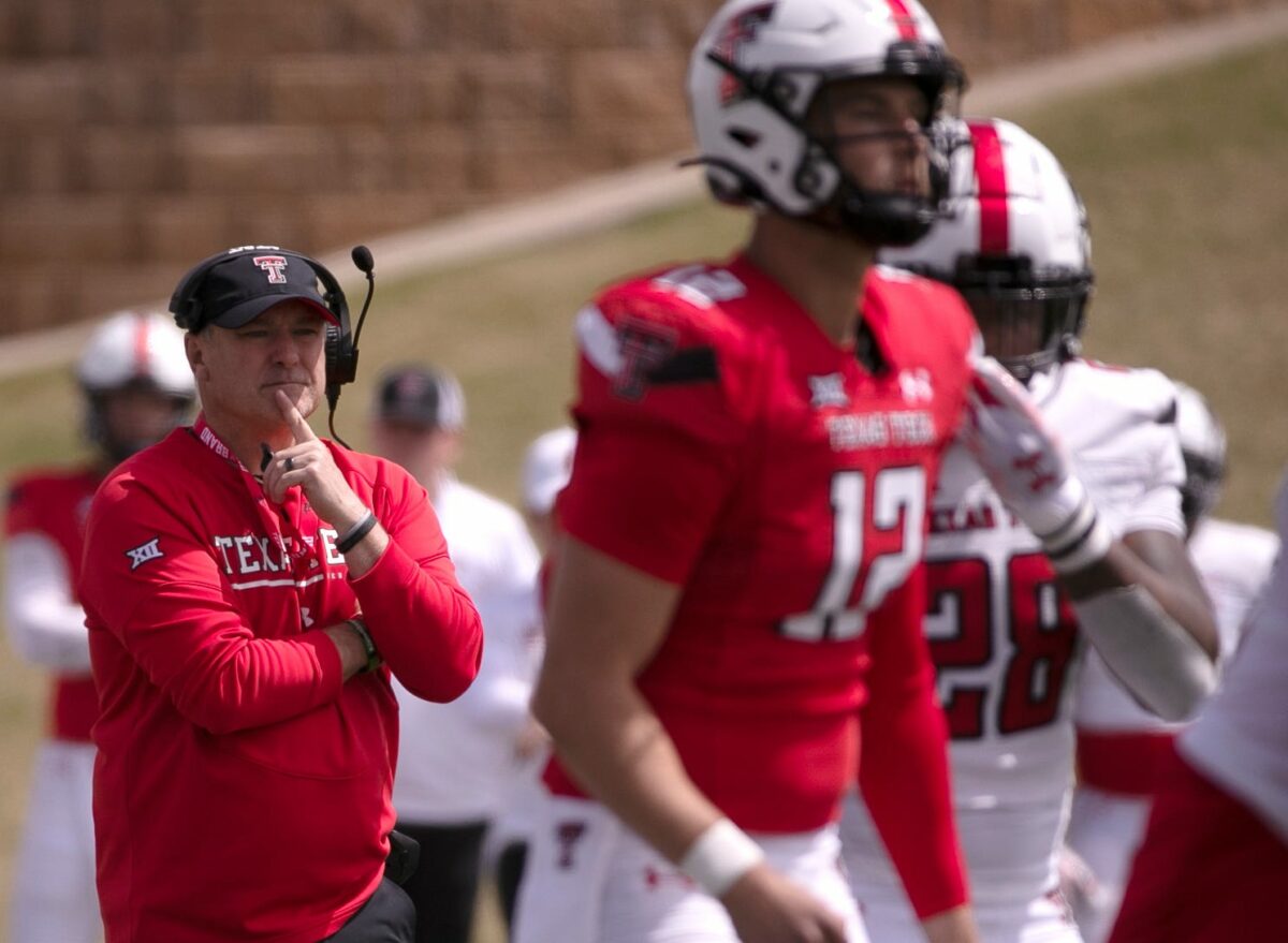 Texas Tech head coach to officiate wedding of Red Raiders’ quarterback Tyler Slough