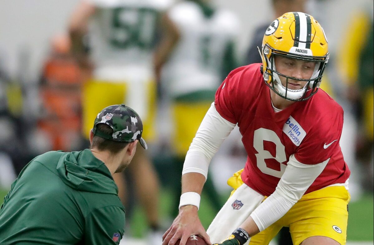 Packers rookie QB Sean Clifford receives special gift from Aaron Rodgers