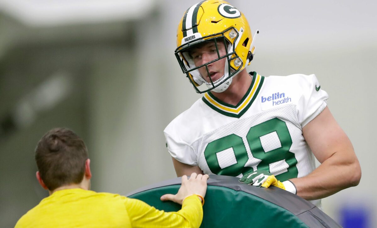 Packers sign rookie TE Luke Musgrave, leaving only WR Jayden Reed unsigned
