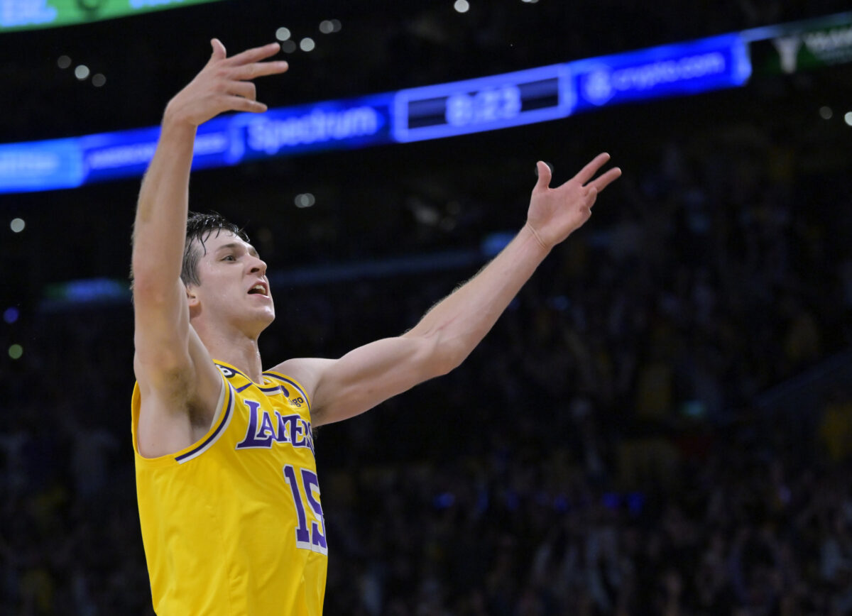 Austin Reaves agrees to 4-year deal to remain with the Los Angeles Lakers