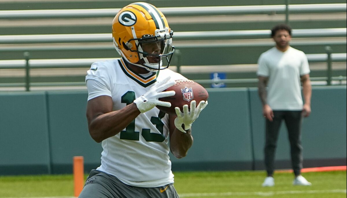 Packers rookie WR Dontayvion Wicks misses practice with concussion