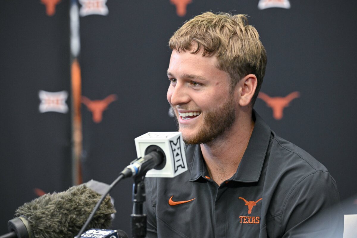 LOOK: Steve Sarkisian, Texas players at Big 12 media days