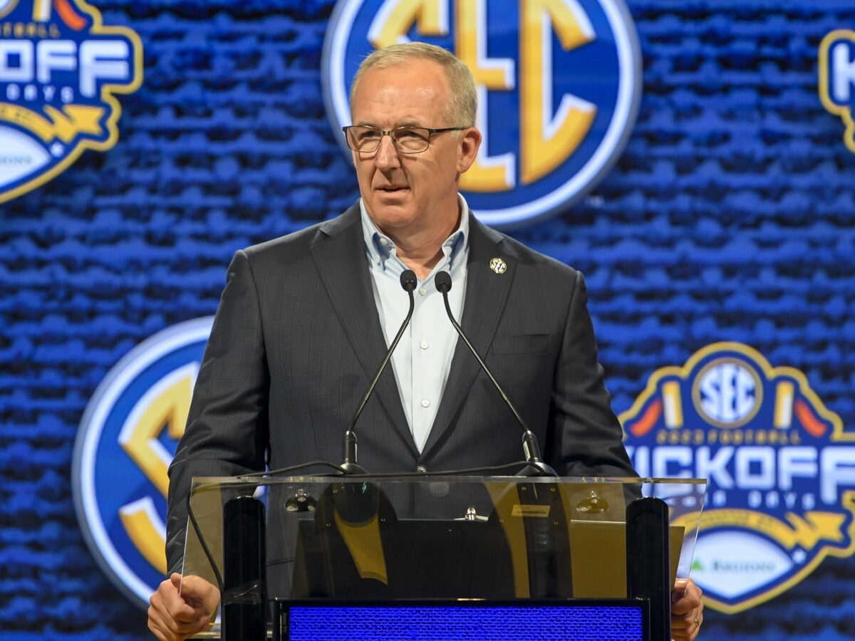 Greg Sankey explains the reasoning behind dropping divisions in football