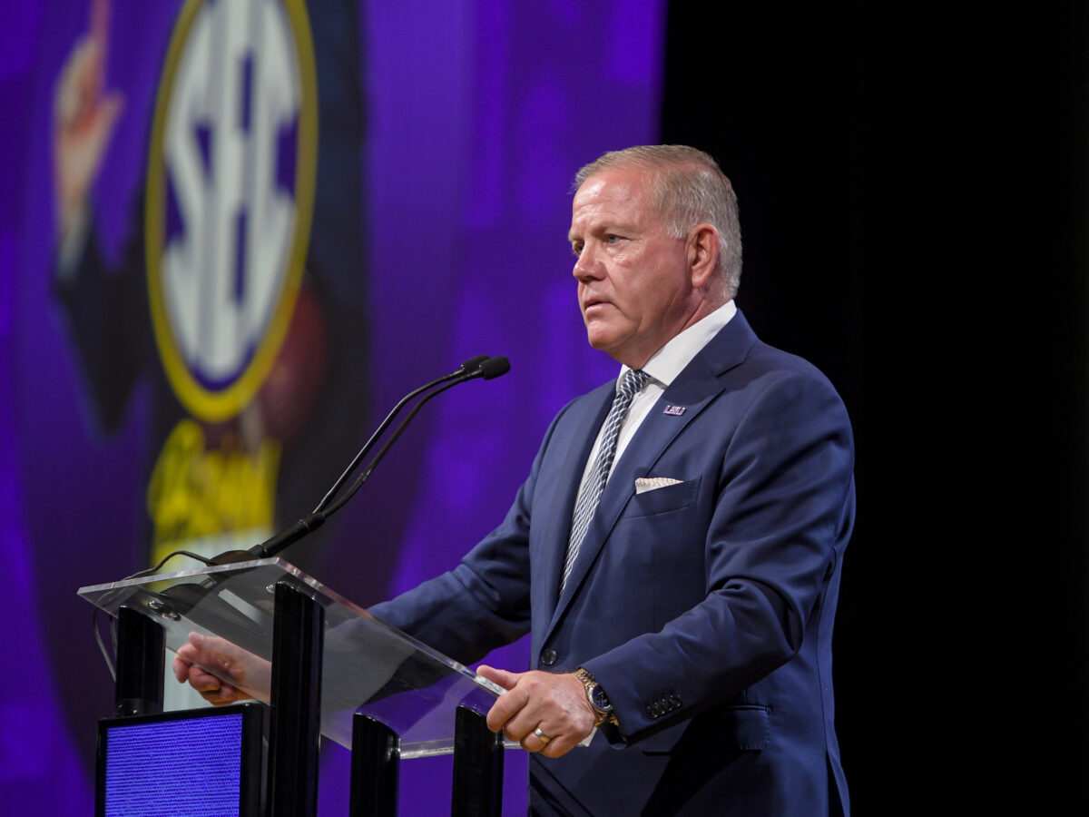 Everything Brian Kelly said at the podium for 2023 SEC media days