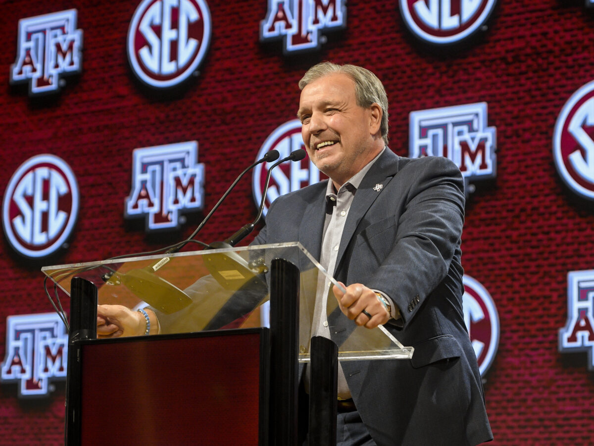 Everything Aggies head coach Jimbo Fisher had to say at 2023 SEC media days