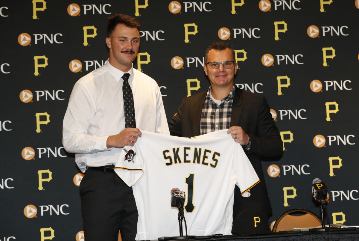LOOK: Paul Skenes officially introduced after signing record-setting deal with Pirates