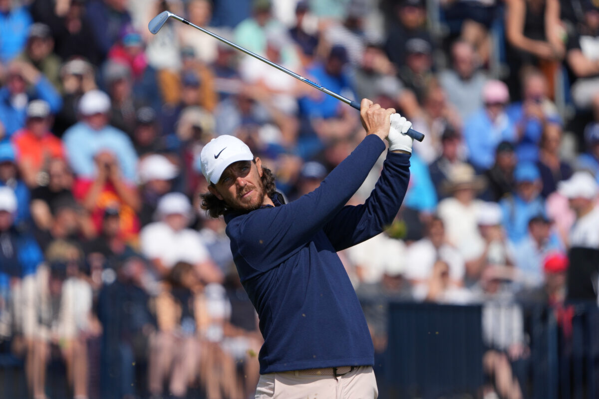 Englishman Tommy Fleetwood is feeling the local love, leads British Open with 66
