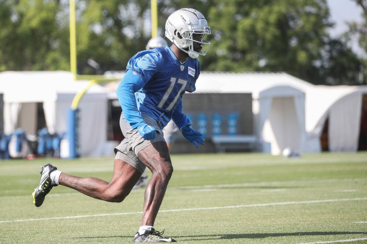 New Lions WR Denzel Mims believes he’s ‘got the playbook down already’