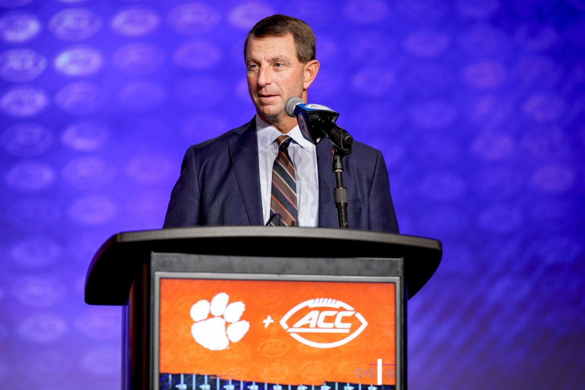 Dabo Swinney shares high praise for Florida State and the ‘electric’ Clemson-Florida State rivalry