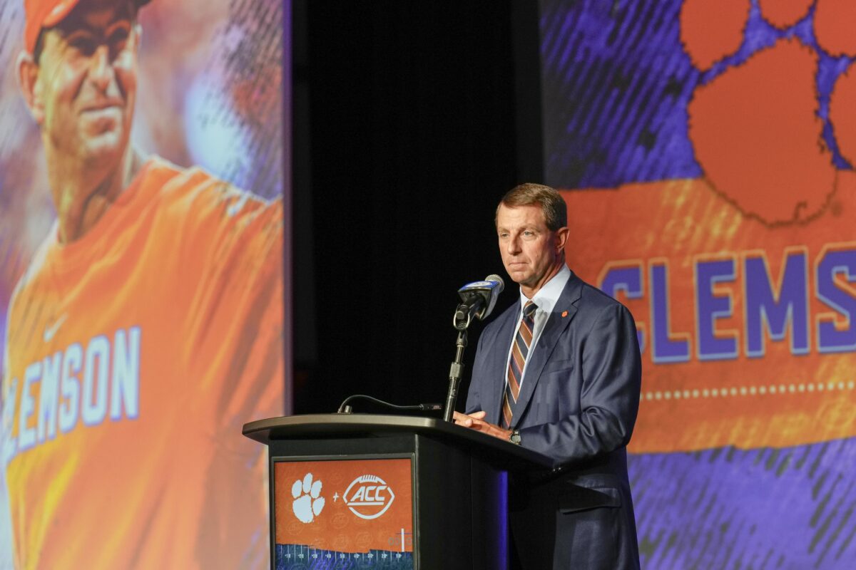 Dabo Swinney on the idea that Clemson has lost national relevancy