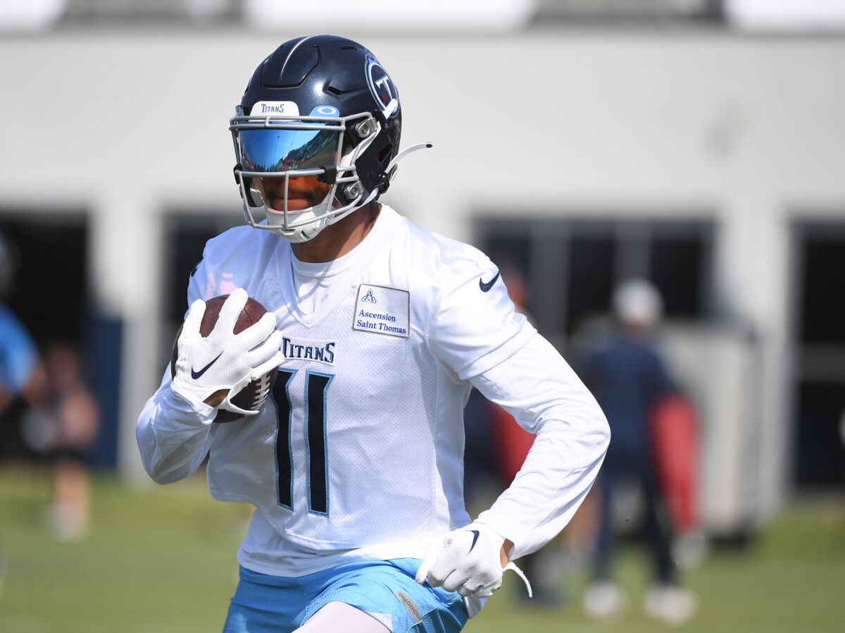 Titans WR Chris Moore has a big fan in Mike Vrabel