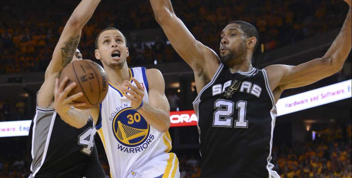 Stephen Curry puts Spurs’ Tim Duncan in his all-time NBA starting 5