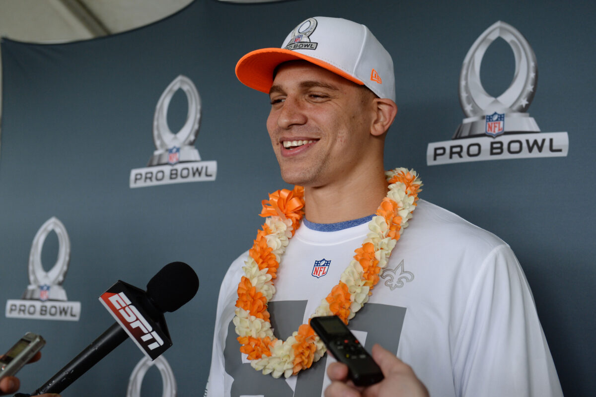 Jimmy Graham reveals his New Orleans Saints jersey number in message to fans