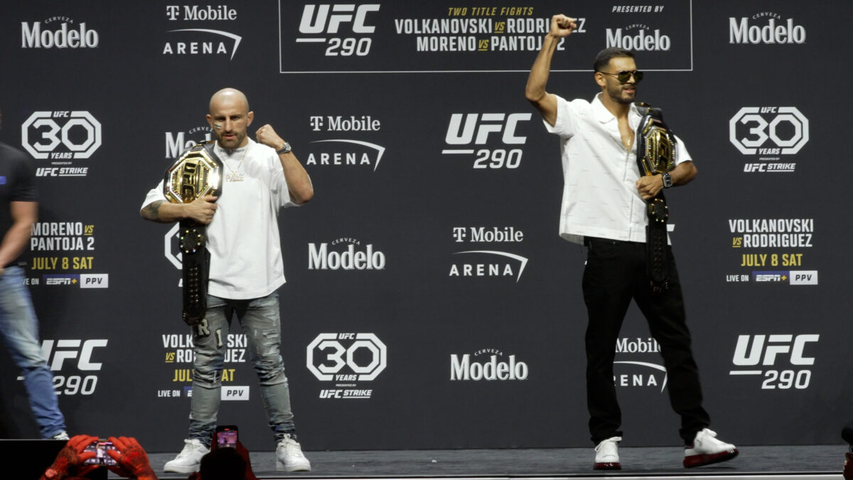UFC 290 video: Full pre-fight press conference faceoffs