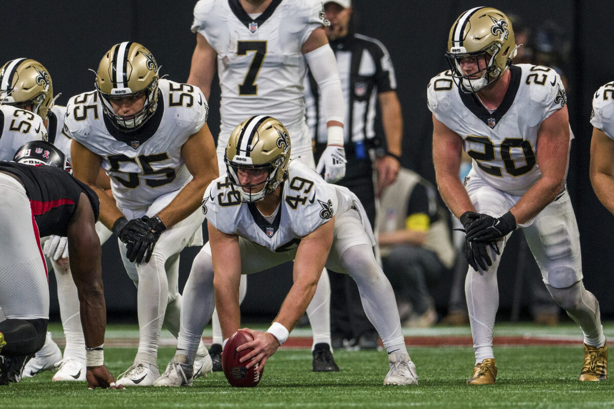 Saints share epic highlight reel for long snapper Zach Wood