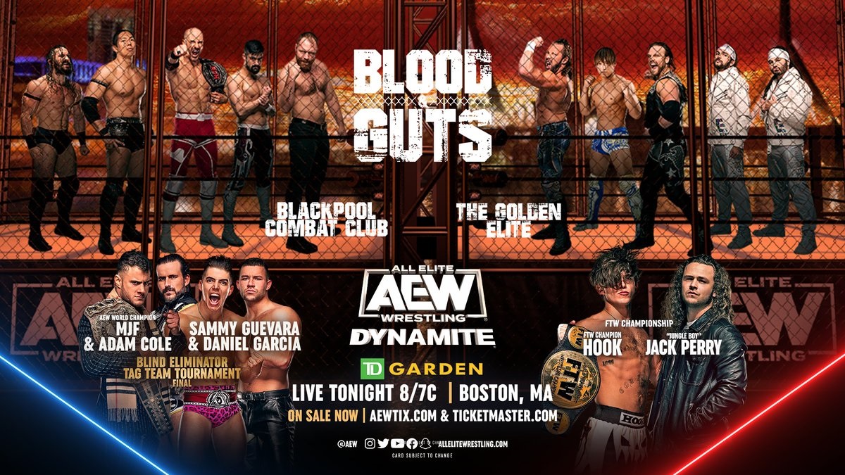 AEW Dynamite Blood and Guts preview 07/19/23: Will BCC or Golden Elite triumph?