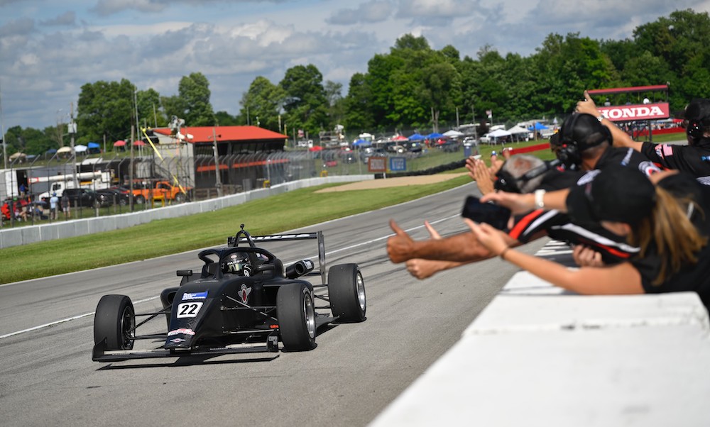 Redemption at Mid-Ohio for USF2000 points leader Sikes