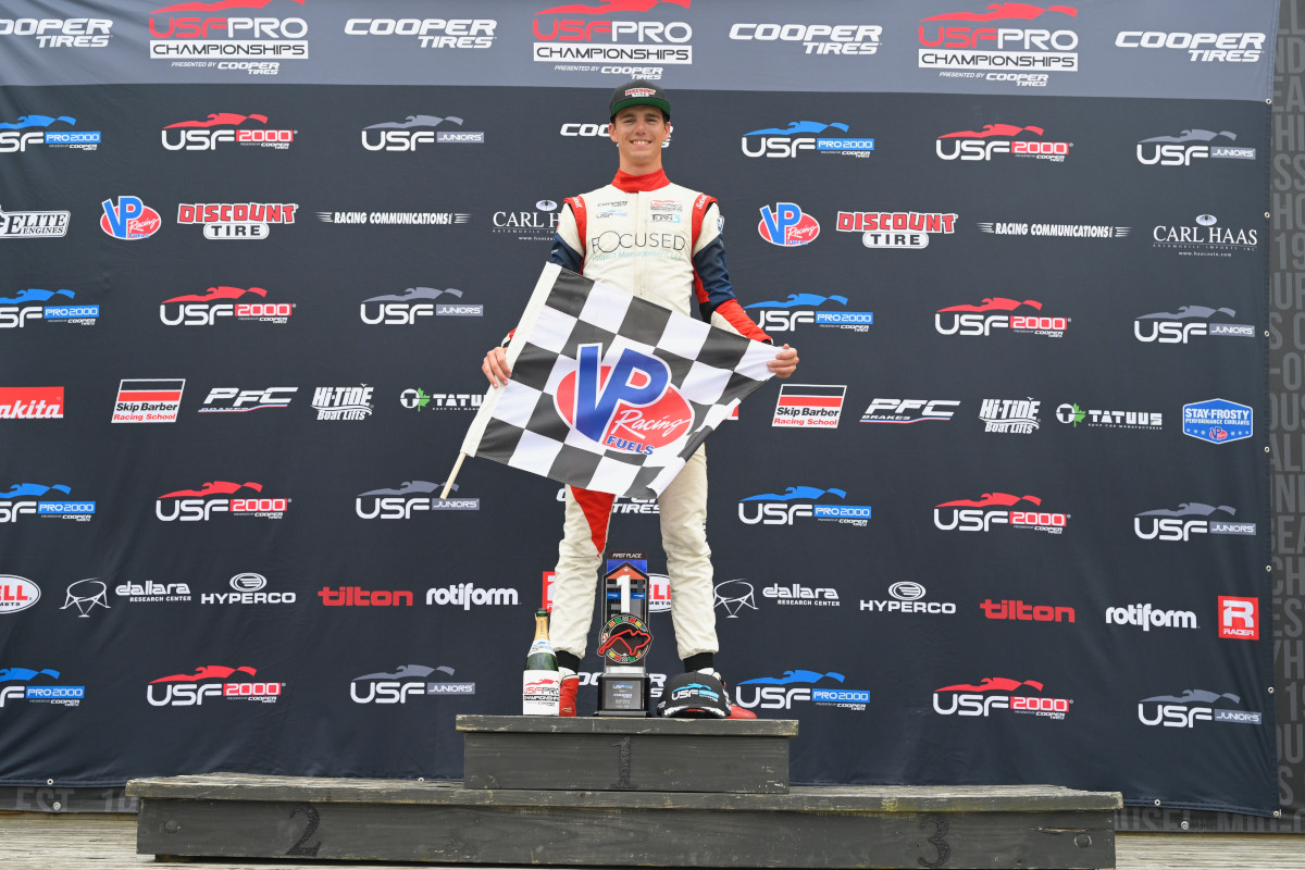 D’Orlando rockets back to USF Pro 2000 form with win at Mid-Ohio