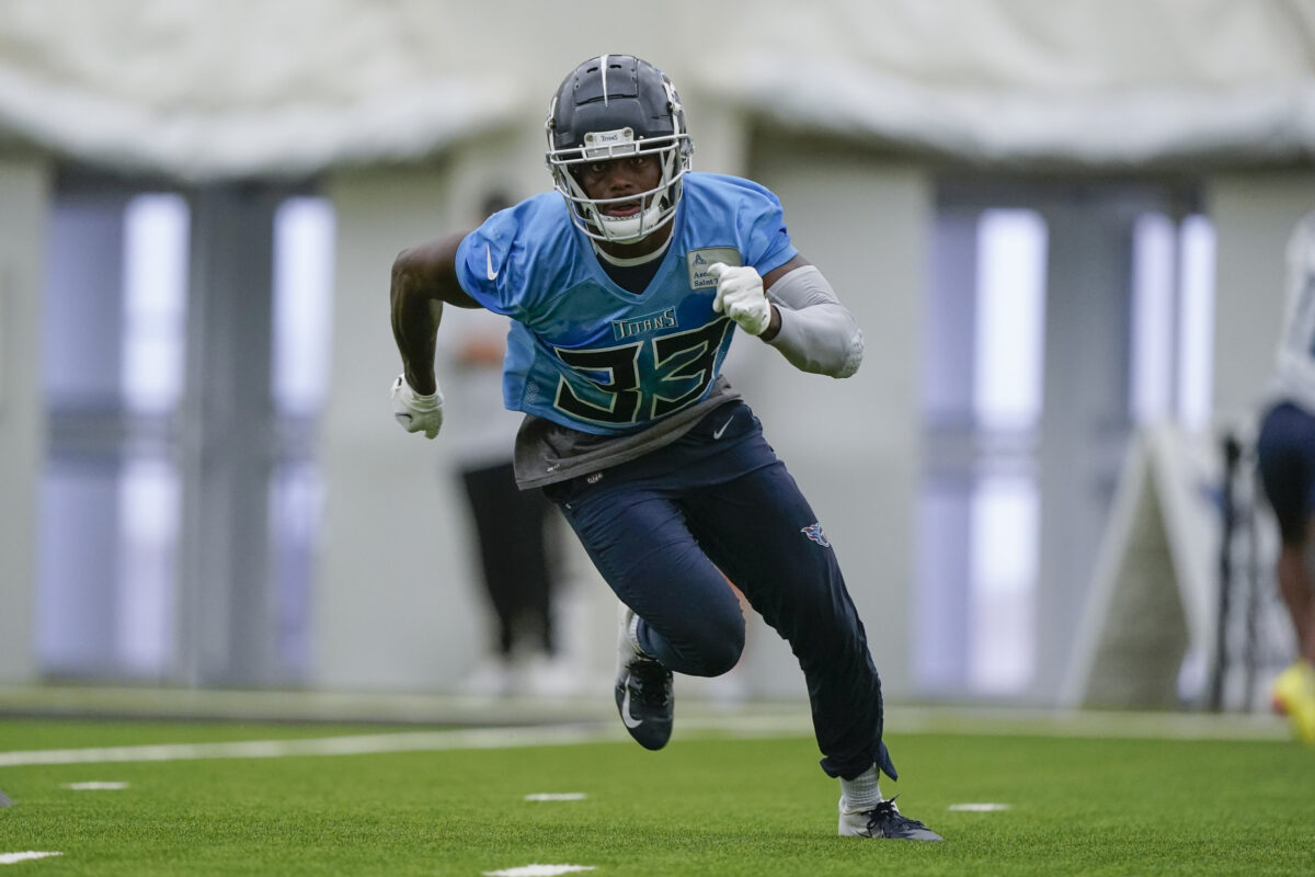 Titans worked out S A.J. Moore on Tuesday
