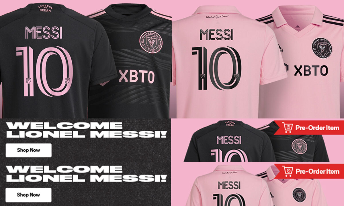 Check out Lionel Messi’s newly released Inter Miami MLS jersey