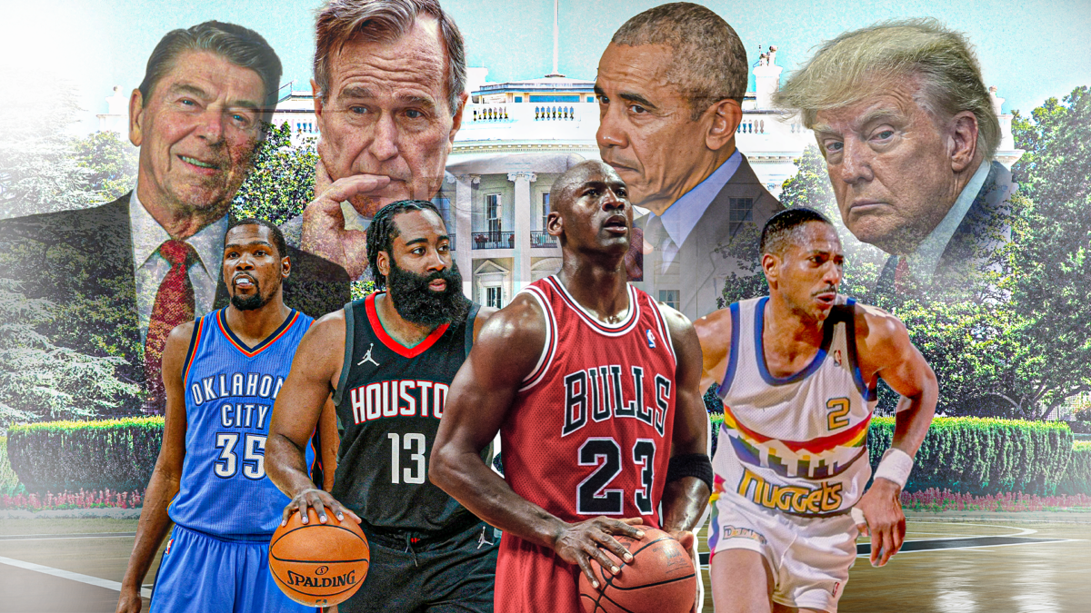 The leading NBA scorers during each U.S. presidency