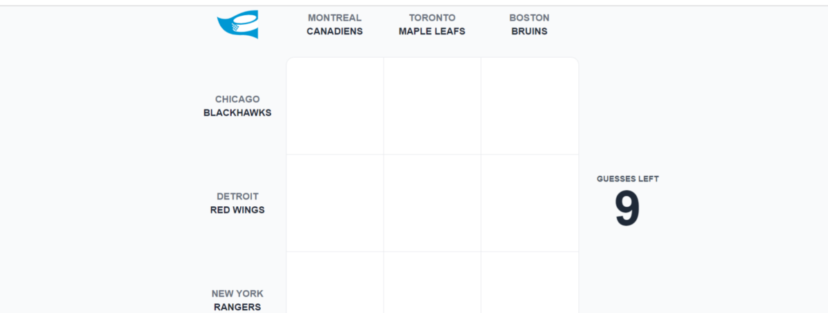 The new NHL version of Immaculate Grid has finally dropped and it’s the best news