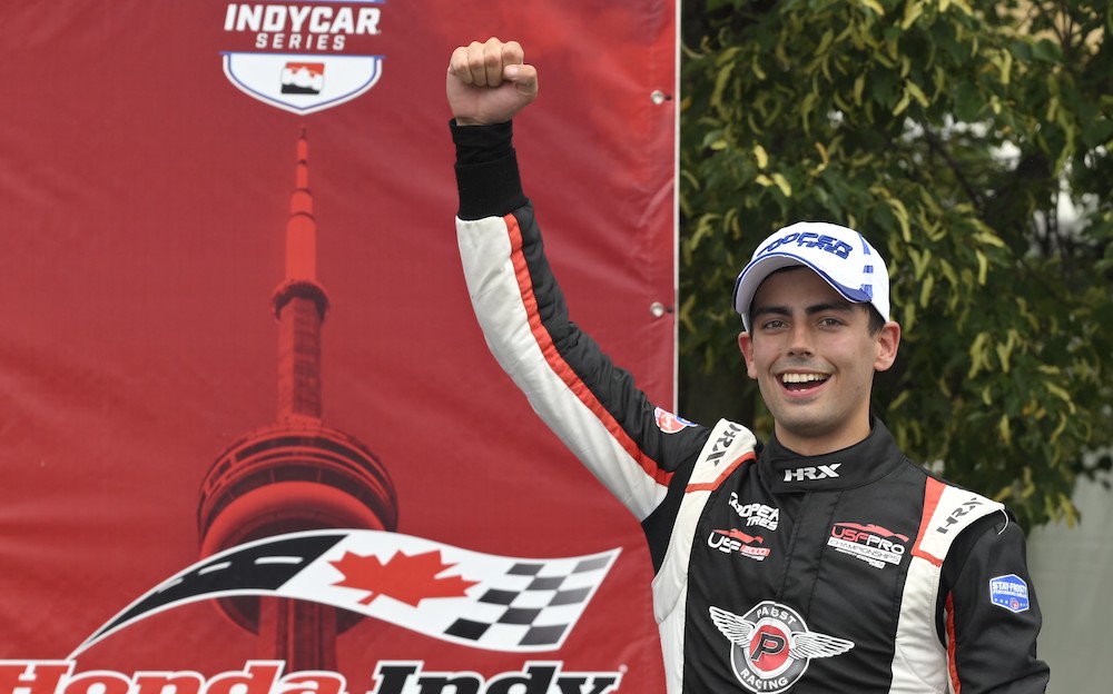 Good call, slick driving snares Toronto USF2000 win for Sikes