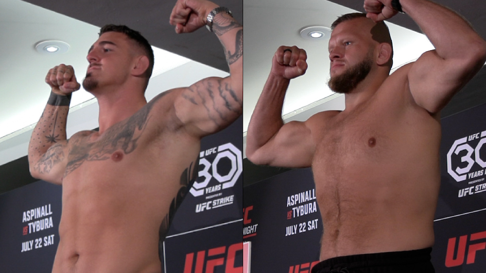 UFC Fight Night 224 video: Tom Aspinall sets career high at weigh-ins for return vs. Marcin Tybura