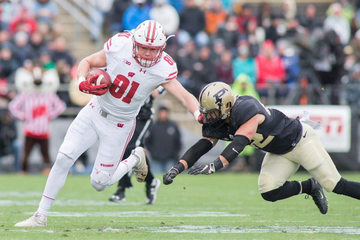 Badger Countdown: Tight end reels in 135 catches over UW career