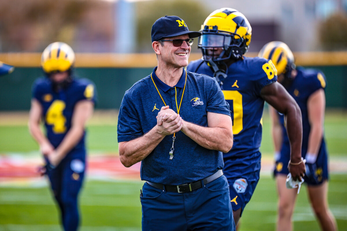 Four Michigan football ‘risers’ Jim Harbaugh mentioned in fall camp press conference