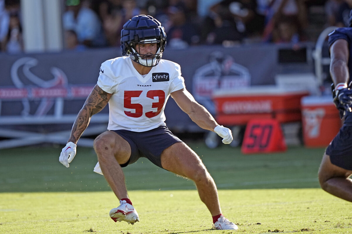 LB Blake Cashman appreciates playing in Texans’ ‘punch first’ defense