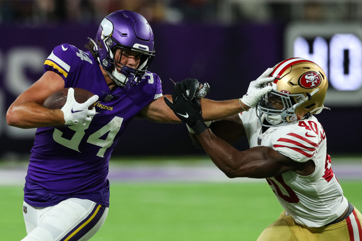 WATCH: Nick Muse goes way up for first Vikings touchdown of 2023