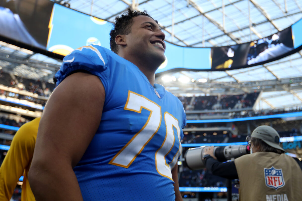 Chargers OT Rashawn Slater ready to roll after season-ending injury