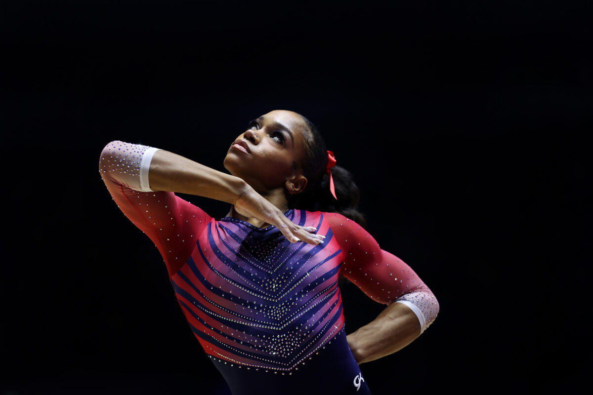 United States gymnastics star Shilese Jones in images