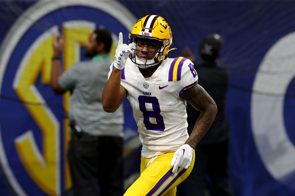 Which program records could LSU WR Malik Nabers set?