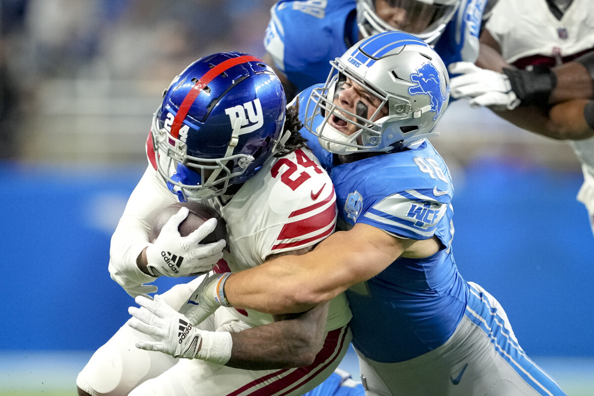 Look: Top photos from the Lions preseason win over the Giants