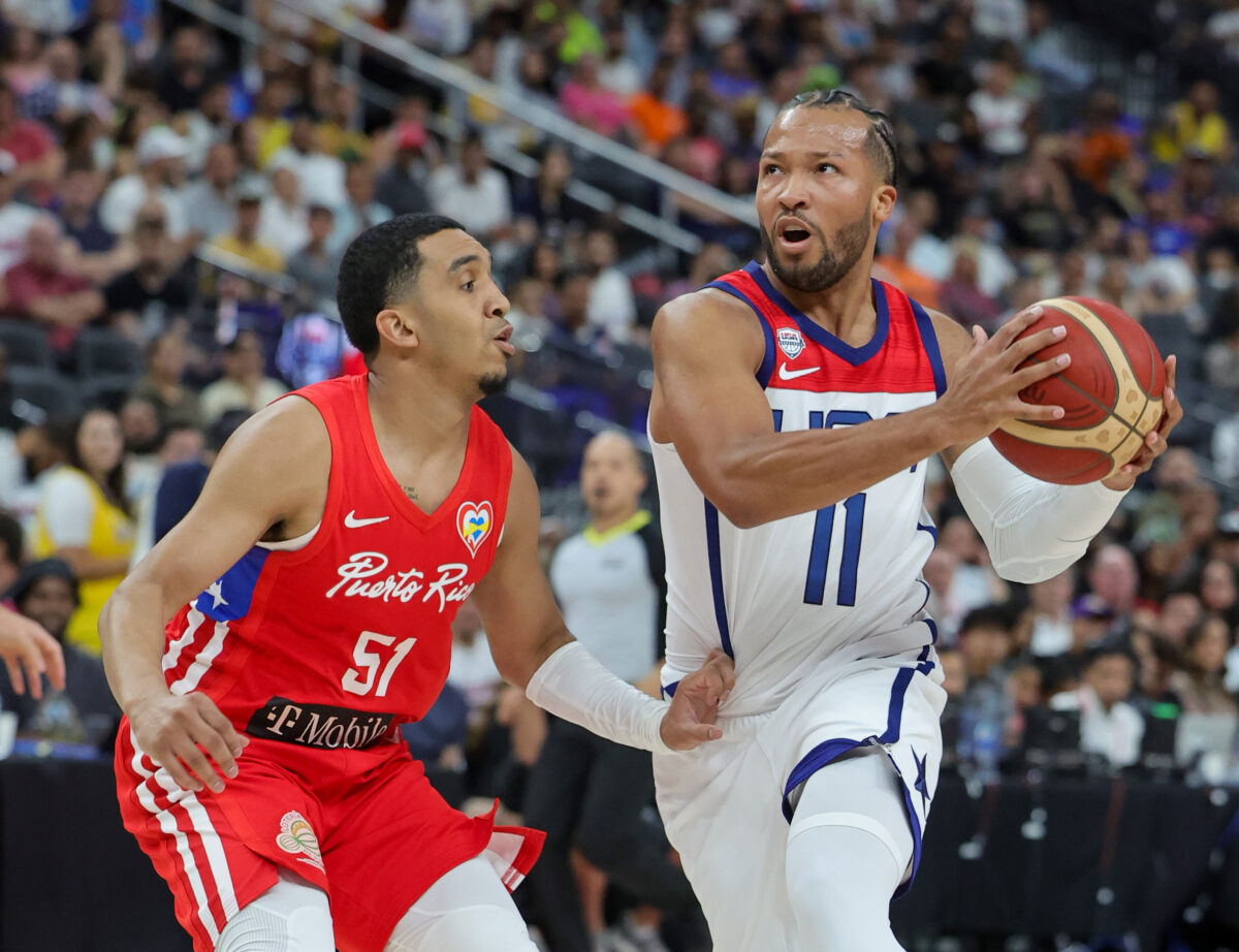 LOOK: Team USA crushes Puerto Rico 117-74 in first exhibition game before World Cup