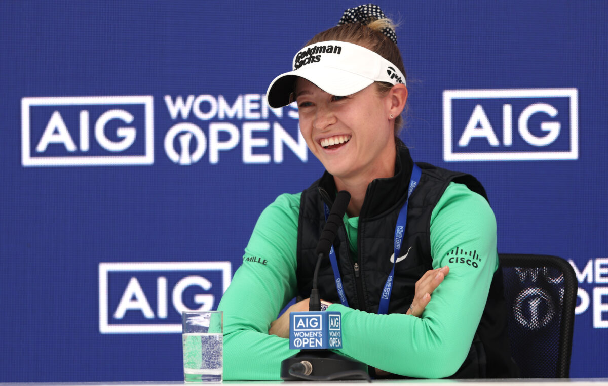 Nelly Korda back to No. 1, back with her old driver at 2023 AIG Women’s Open