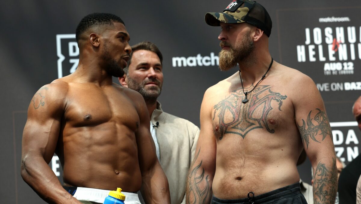 Anthony Joshua vs. Robert Helenius: date, time, weights, how to watch, background
