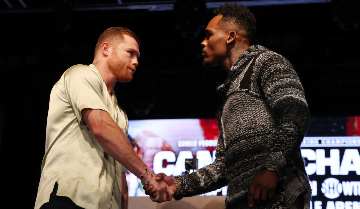 Canelo Alvarez, Jermell Charlo inspired, locked in at kickoff news conference