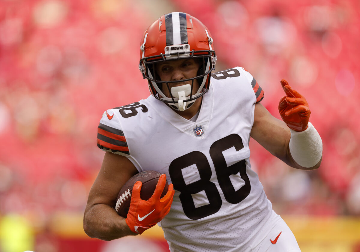 Cleveland Browns waive former Alabama TE Miller Forristall