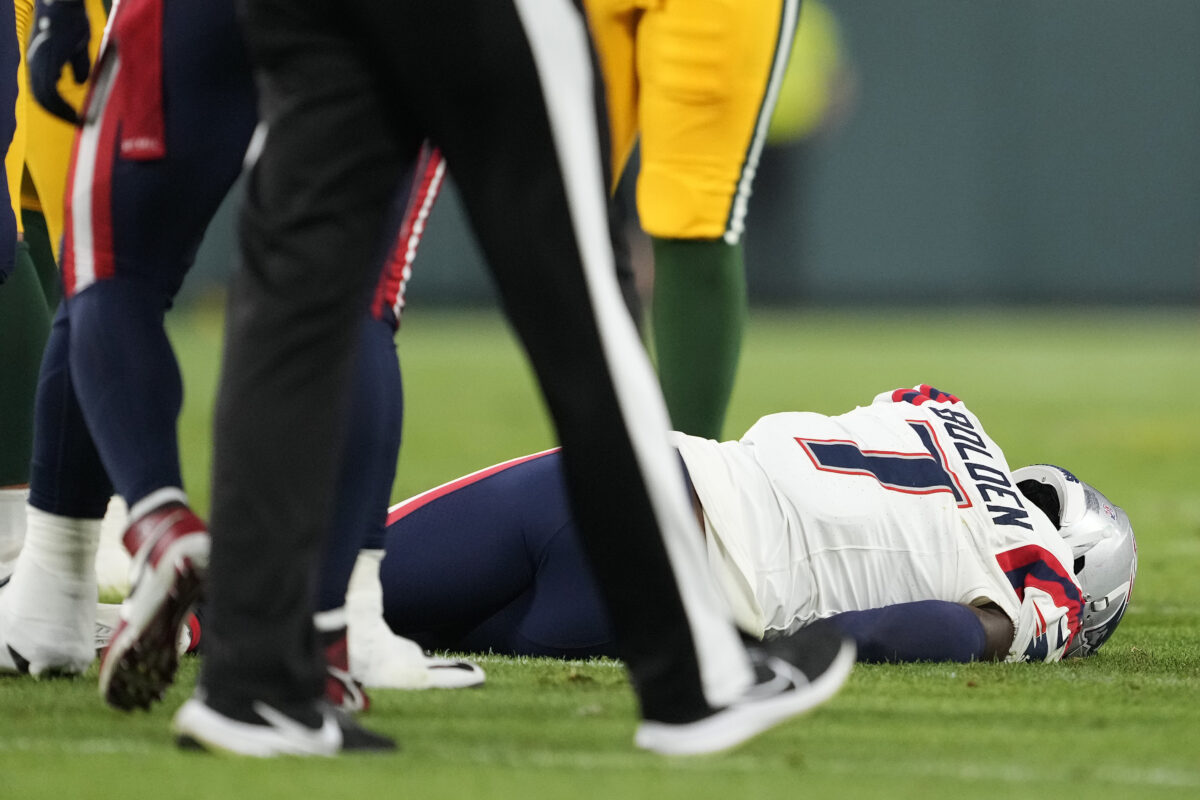 Patriots CB Isaiah Bolden makes first comments after injury scare
