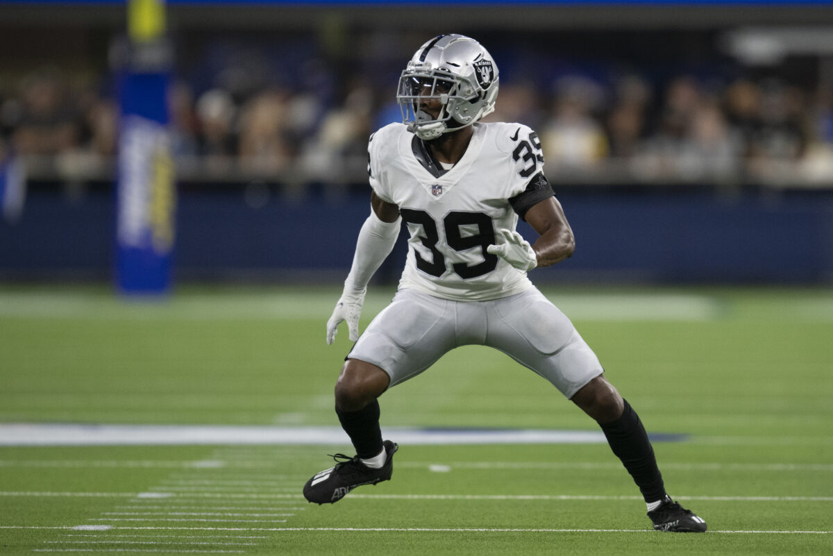 Nate Hobbs has ‘found a home’ back in the slot for Raiders