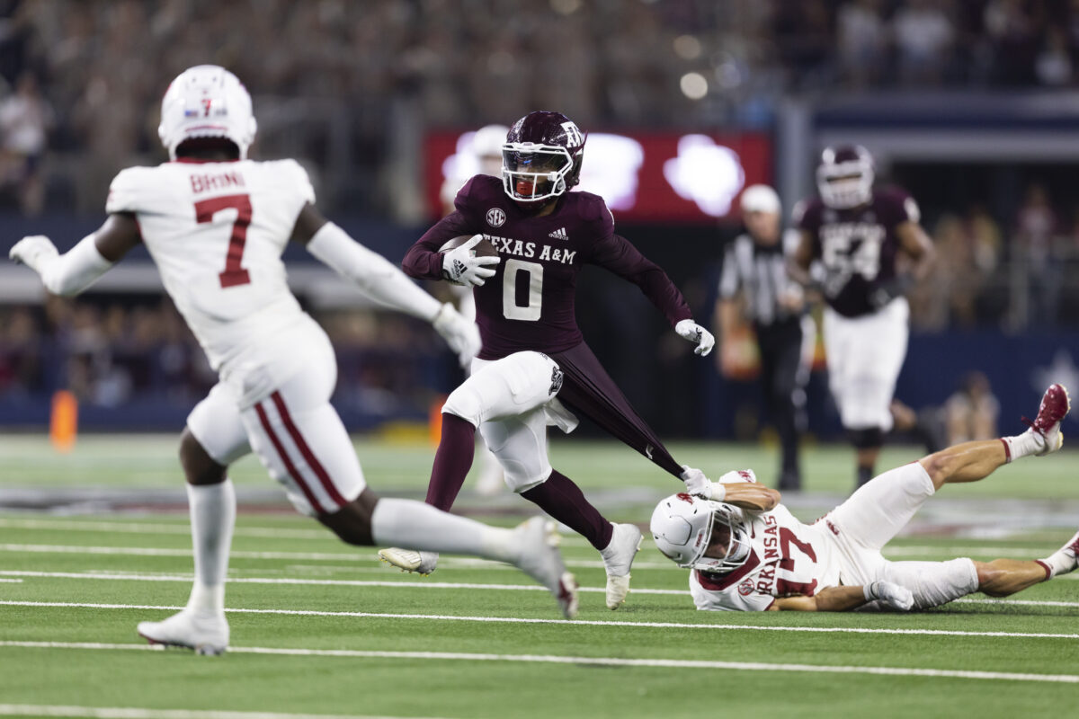 Highlights from Texas A&M Football’s ninth practice in the new Coolidge Football Performance Center