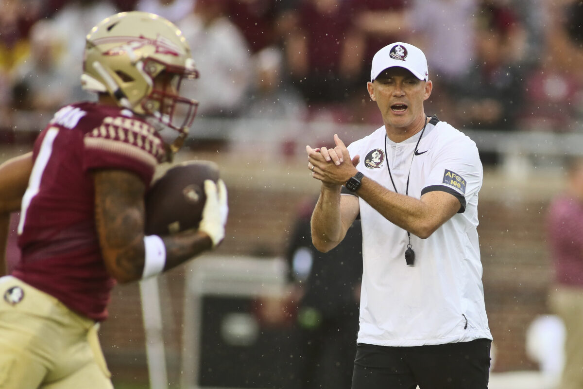 Mike Norvell discusses LSU’s growth from last year