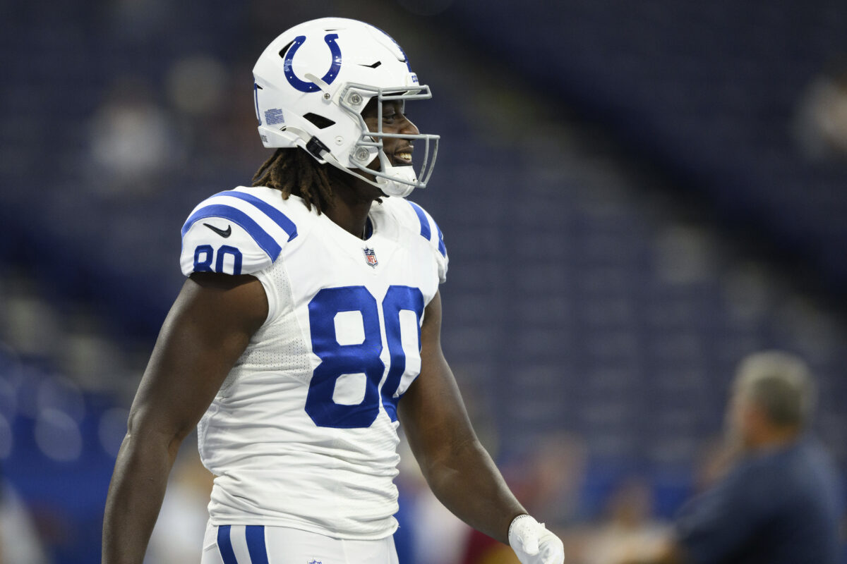 Colts’ Jelani Woods dealing with torn hamstring?